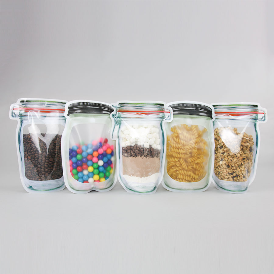 Mason jar shaped online bags